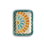 amarelo azul laranja Tampa de Manteiga